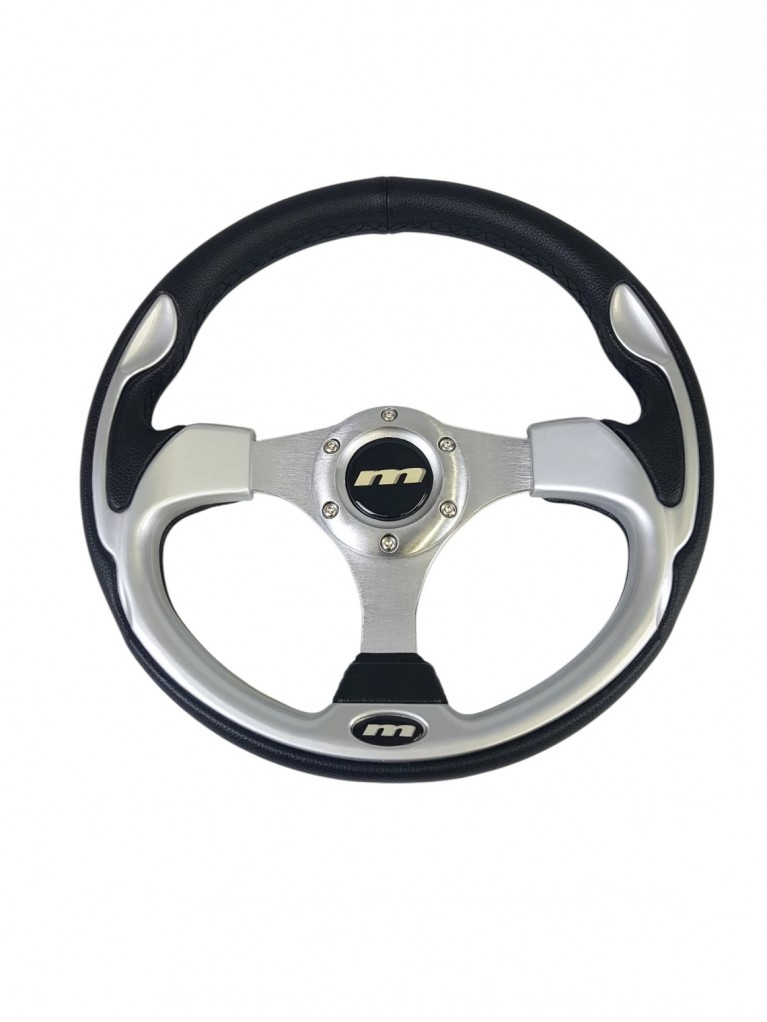 Sports steering wheel - Silver