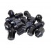 Wheel Nuts set - Black anodised