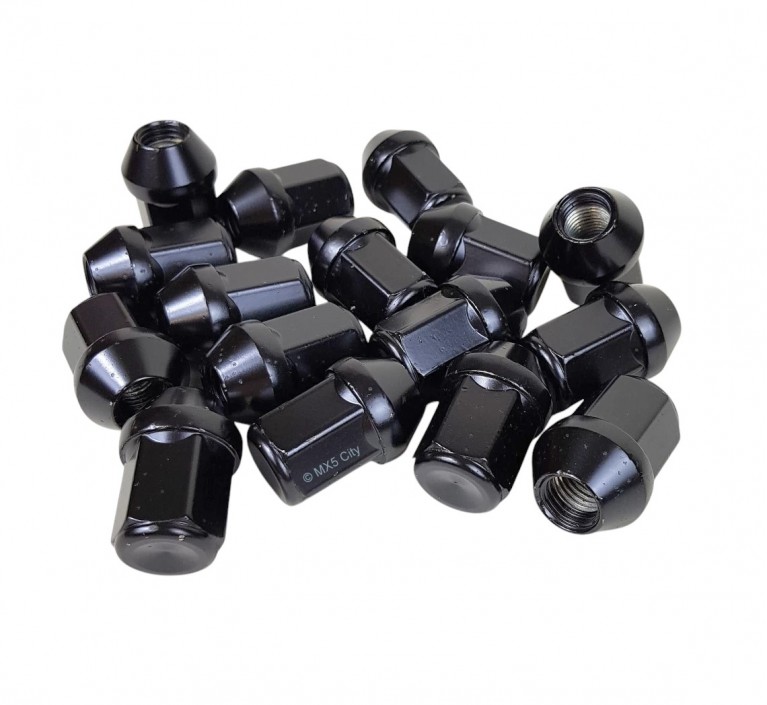 Wheel Nuts set - Black anodised