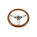 Wood Rimmed Steering Wheel Momo Fitting