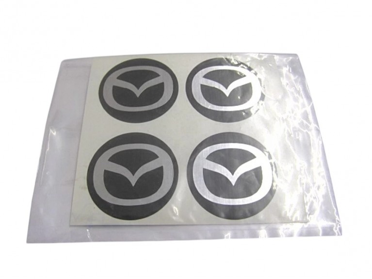 Mazda Logo Flying Wing Wheel Centre Sticker Set