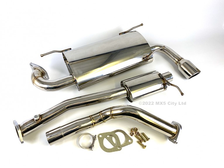 Stainless cat-back exhaust Mk2.5